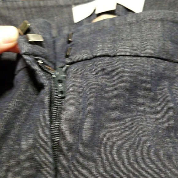 Ann Taylor LOFT Julie denim dress Capri EUC 8 E125 - Picture 8 of 8